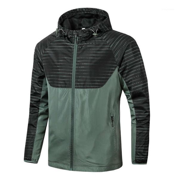 

men's jackets style in stock fashion spring autumn running sportwear jacket thin hooded windbreaker outdoor for men, Black;brown