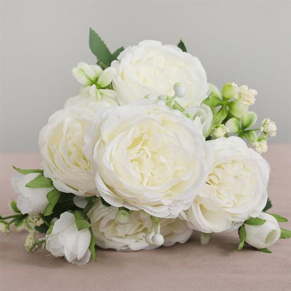 

decorative flowers & wreaths 1pc lifelike rose stem romantic flower arrangement supply wedding ornament