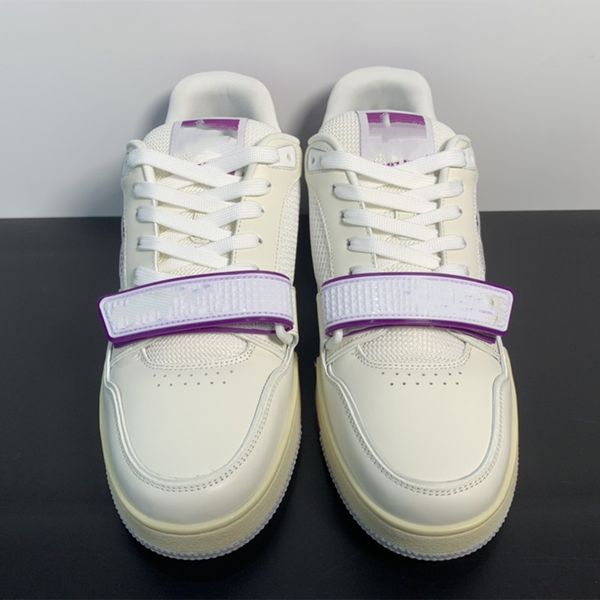 

2021 basketball shoes men athletic white and green velcro sneakers