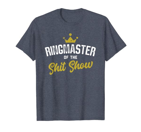 

funny shitshow gifts - ringmaster of the shitshow t-shirt, White;black