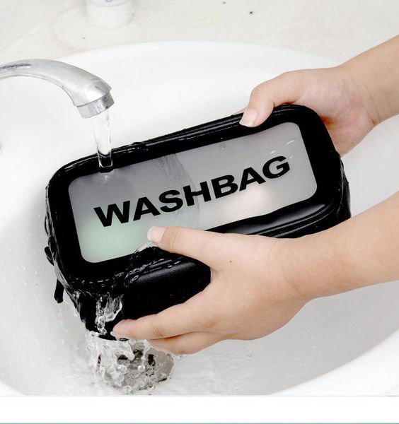 

cosmetic bags & cases sparkle transparent travel makeup bag large hair