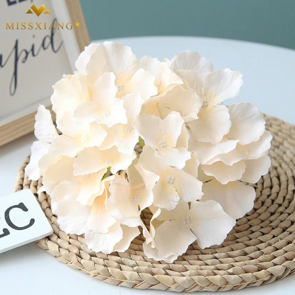 

decorative flowers & wreaths diy home decorations diameter 18cm27 pieces flower head hydrangea simulation silk wedding road guide decoration