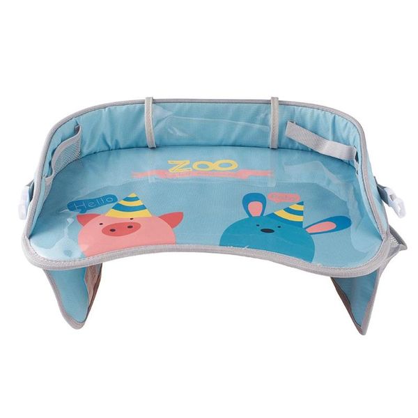 

car organizer kids travel tray seat play table with storage bags phone holder