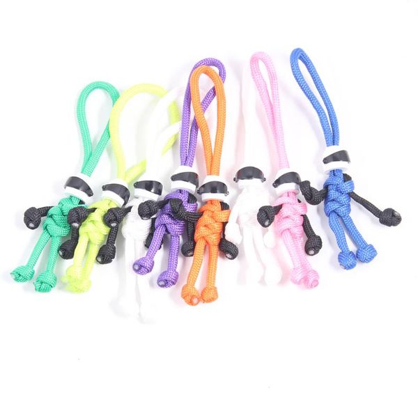 

keychains 2021 biker buddy paracord keychain collection key ring christmas gift for him drop, Silver