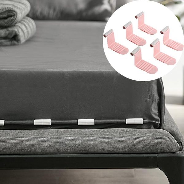 

clothing & wardrobe storage 6pc bedsheet clips plastic slip-resistant clamp quilt household needleless bed cover grippers fasteners mattress