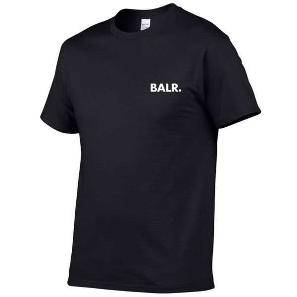 

men's designer t-shirt summer men's and women's short-sleeved upper tee balr shirt men's size m-2xl high quality, White;black