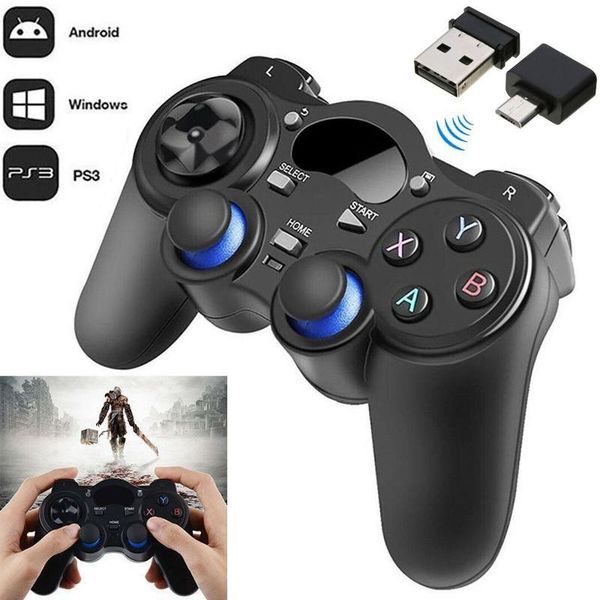 

game controllers & joysticks wireless pro gamepad for android tablet phone pc tv console video 2.4ghz joystick switch controller