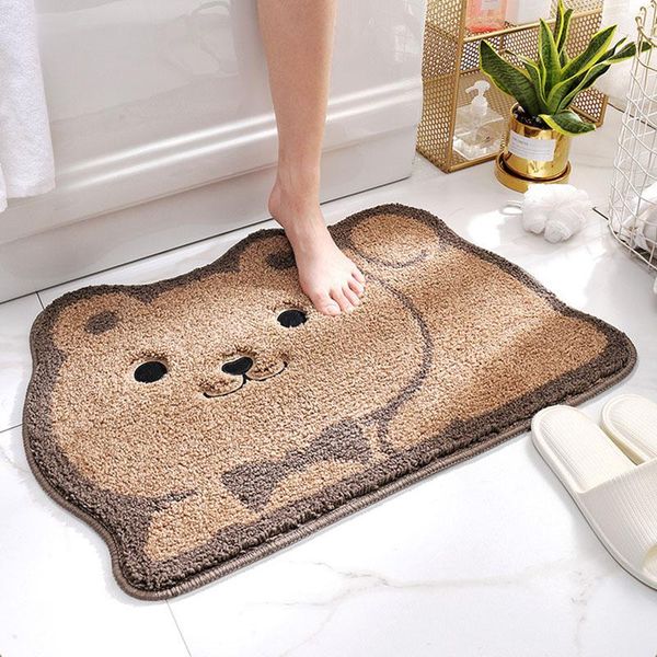 

bath mats cat styling cartoon bathroom mat anti-slip bedroom floor carpet hallway porch area rug entrance doormat