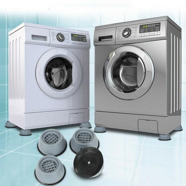 

bath accessory set 4pcs universal anti vibration feet pads washing machine rubber mat anti-vibration pad dryer refrigerator base fixed non-s