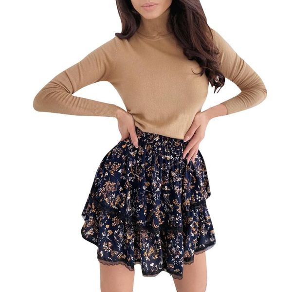 

women's t-shirt half-high neck tight-fitting solid color knitted bottoming pullover sweater long-sleeved all-match slim top, White