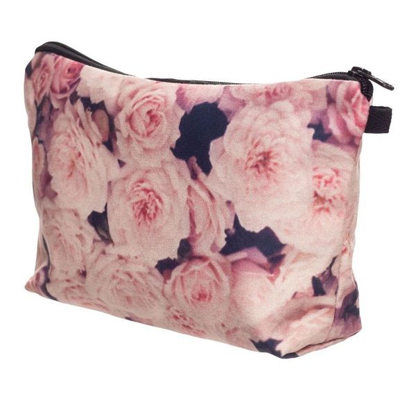 

cosmetic bags & cases women's cosmetics organizer for small things print travel toiletry bag mobile purse storage lipstick pencil
