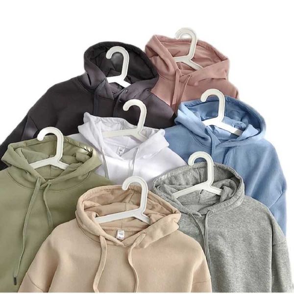 

2021 spring/summer casual men's solid color hoodie sweatshirt top, Black