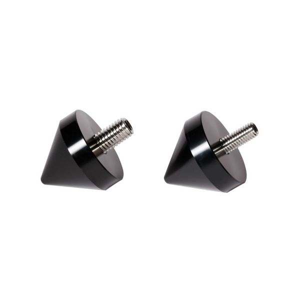 

computer speakers 4pcs m6 m8 speaker stand feet foot pad aluminium alloy metal spikes cone floor nail isolation