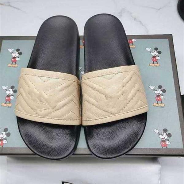

iduzi men rubber slide sandals designer slides causal non-slip slides summer huaraches flip flops slippers with box size 35-44, Black