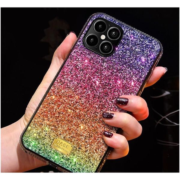 

gradient glitter premium rhinestone case luxury designer women defender phone case for iphone 12 11 pro xr xs max 8 phone back cover p 8xqkg