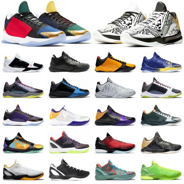 

5 6 all-star protro alternate basketball shoes zoom mambacita men sports lee mamba sneakers mens trainers lakers outdoor bruce rings taapq, Black