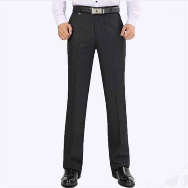 

men's suits & blazers thick men business black trousers winter pants baggy clothing pantalon fashion overalls 2021 broeken macacao masc, White;black