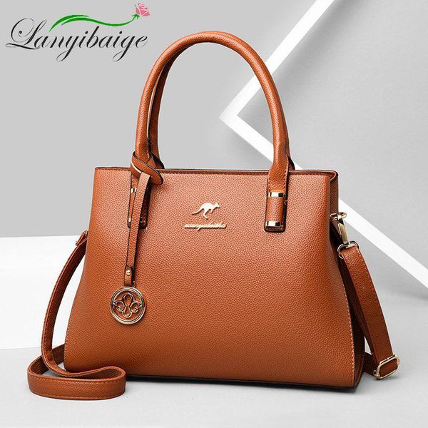 

evening bags luxury handbag lady pu leather casual shoulder elegant girl messenger nag sac a main large capacity bag exquisite pendant