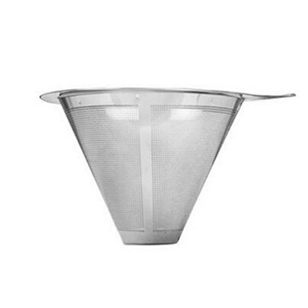 

coffee filters stainless steel mesh pour over cone dripper filter strainer funnel uk sto