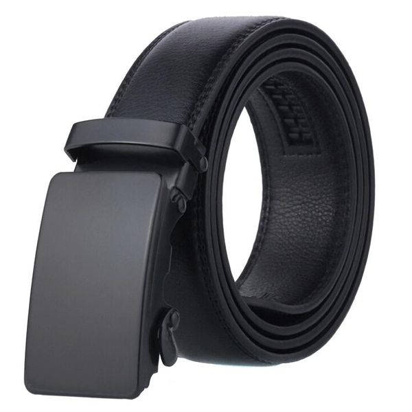 

belts cinto de couro com fivela automtica, masculino, deslizamento, casual, negcios, 1 pea, Black;brown