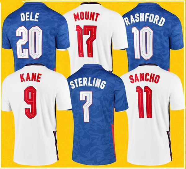

kane rashford sancho grealish soccer jersey 2021 sterling mount abraham dele coady national team football shirts men + kids kit 20 21, Black;yellow