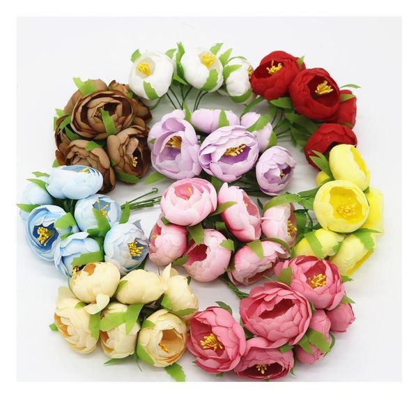 

artificial dried flowers for autumn home decoration wedding fake plant fall paper craft flower fleur garden kunstplante qylbkw