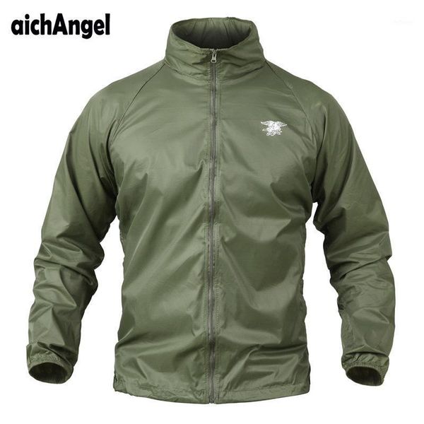 

men's jackets men waterproof tactical jacket summer breathable thin hood raincoat military windbreaker army skin, Black;brown