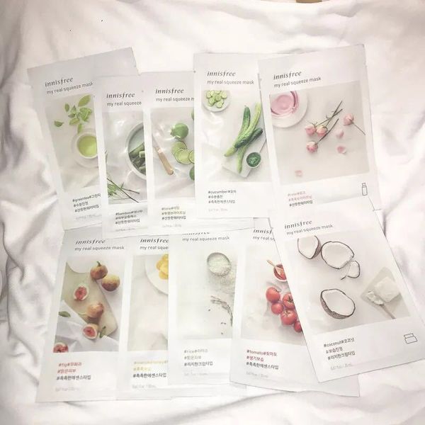 Innisfree Squeeze Mask Shape Увлажняющие кожу для лечения кожи для кожи Масляный уход за маслом Пилате