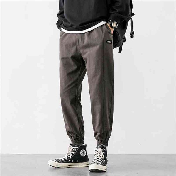

harem pant men trousers ankle-length loose pant mens joggers casual sweatpants men pants for male, Black