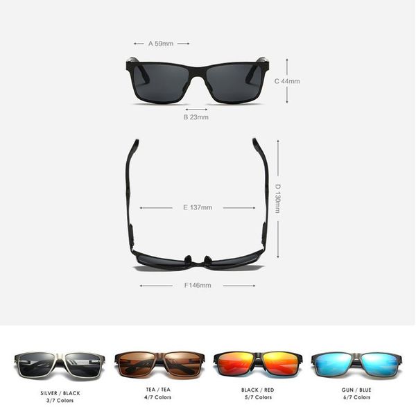 

outdoor eyewear men polarized sunglasse uv400 hd lens fashion for driving fishing cycling whshopping