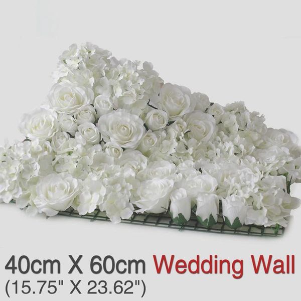 

decorative flowers & wreaths artificial wedding hydrangea row rose rlowers wall home decor accessories garden layout event site decoration m