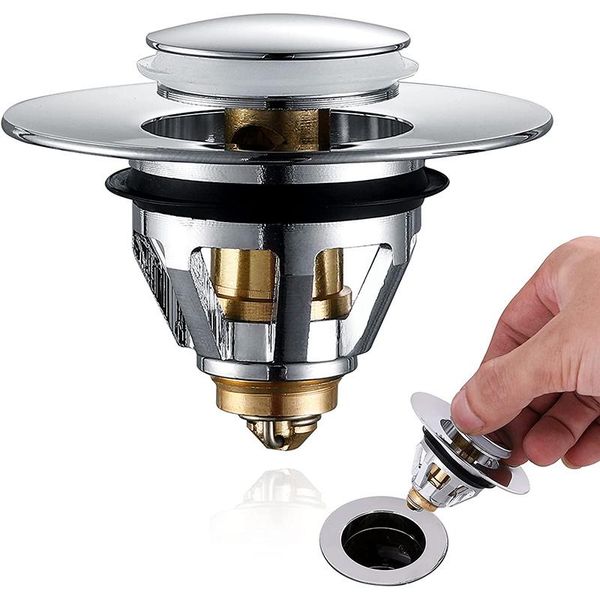 

other bath & toilet supplies 1pcs universal stainless steel -up bounce core basin drain filter hair catcher deodorant bathtub ser bat