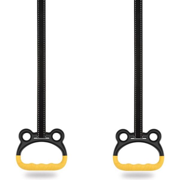 

2pcs kids fitness ring pull up strength exercise suspension trainer weight lifting equipment 0.5m