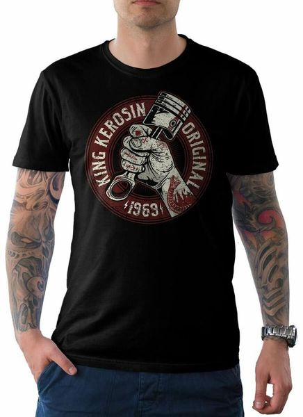 

men's t-shirts kerosin mens tee, White;black