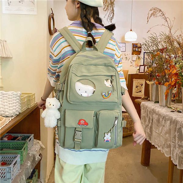 

2021 large capacity leisure travel schoolbag for junior and senior high school students