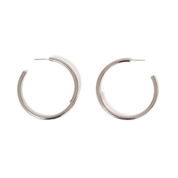 

stud fashionable simple personality c line earrings, Golden;silver
