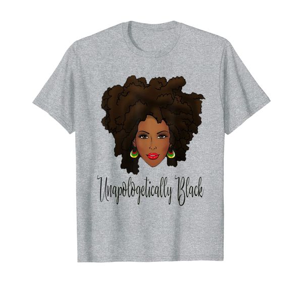 

unapologetically black dope magical natural hair t-shirt, White;black