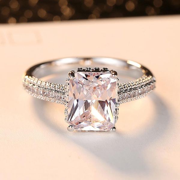 

wedding rings recommend jewellery luxury decoration creative long zircon couple adjustable size ring vintage party for women, Slivery;golden