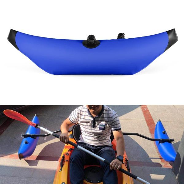 

kayak pvc inflatable outrigger kayak canoe fishing boat standing float stabilizer system water float buoy water sports