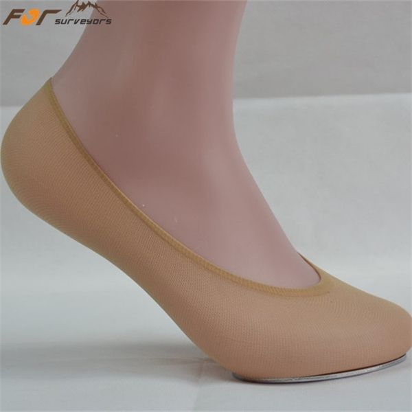 

women's summer thin polyester invisible boat stockings c0224, Black;white