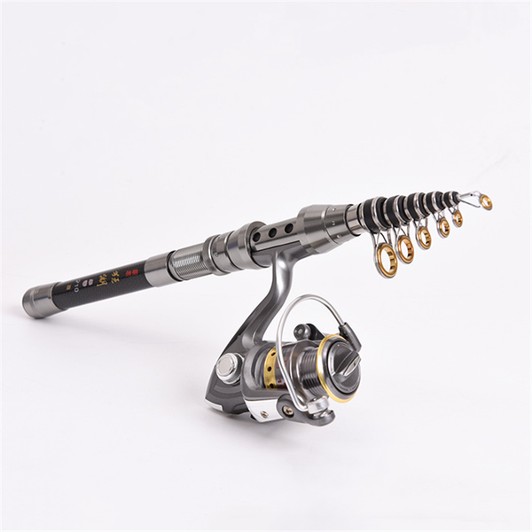 

fishing rod portable spinning fishing rod pole travel sea boat rock carbon fiber pole