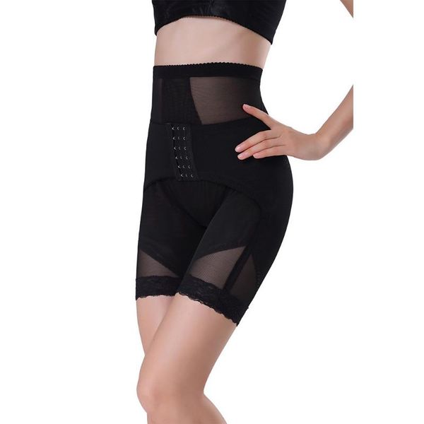 

ladies shapewear slimming abdomen lace shaping panties pants high waist black lace female shorts comfortable shapewear, White;black