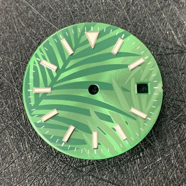 

repair tools & kits watch accessories 29mm dial blue-green luminous, suitable for eta2836, japanese 8215 and mingzhu2813 movements gi67