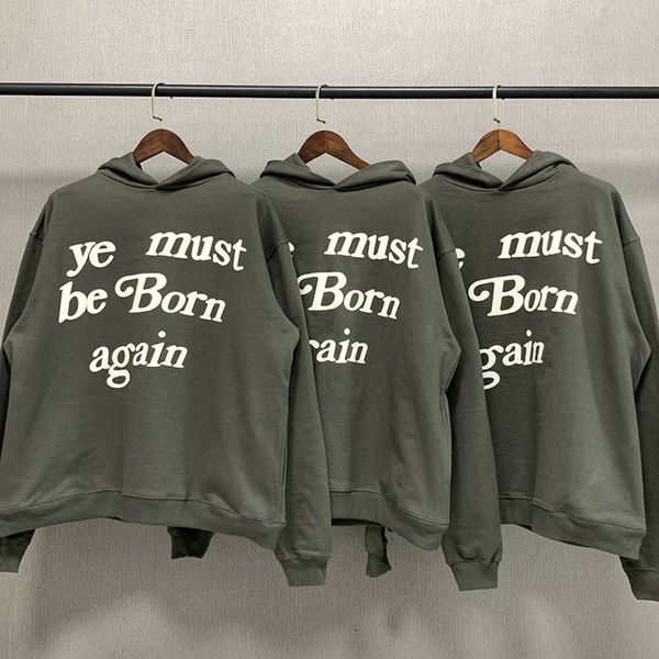 

cpfm kanye faedong same sweater foam letter printed high street loose hoodie, Black