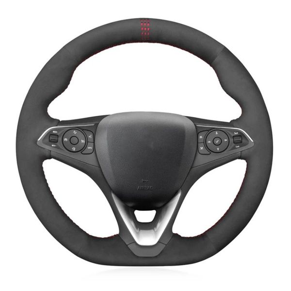 

steering wheel covers black suede soft car cover for astra 2021-2021 corsa combo mokka grandland x insignia ct