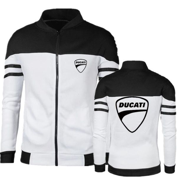 

men's hoodies & sweatshirts ducati motorcycle 2021 summer hoodie custom jacket riding thin hip hop harajuku windbreaker, Black