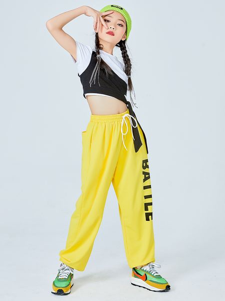

high-quality 2022 new childrens suits performance clothes jazz dance costumes street dance suits catwalk clothes kids clothes, White