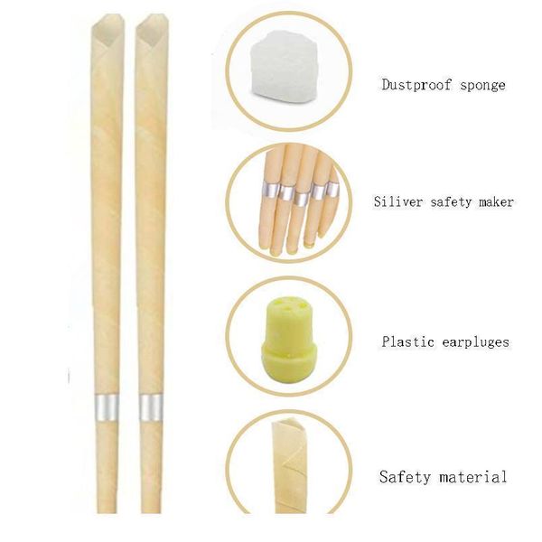 

10pcs ear candles natural beeswax ohrenkerzen hopi ear candle cleaner earwax ear wax removal horn indiana candling f jlleno