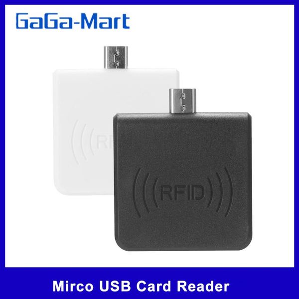 

hubs rfid integrated circuits reader portable mirco usb card for android system 13.56mhz/125khz readers data collecting