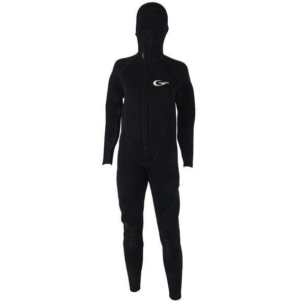 

yon sub l 5mm winter warm neoprene scuba diving wetsuit 5mm men hood surfing front zipper snorkeling spearfishing diving suit